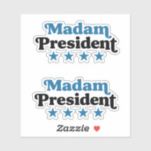 Madam President Stars Sticker Sheet – Empowerment