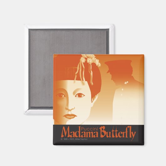 Madama Butterfly! opera Magneet (Voorkant / Achterkant)