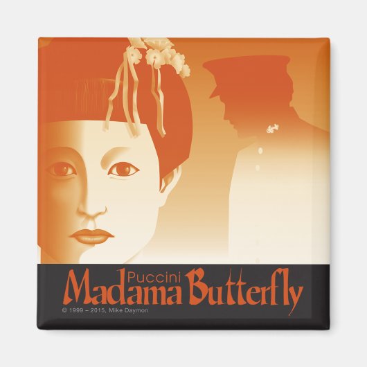 Madama Butterfly! opera Magneet (Voorkant)