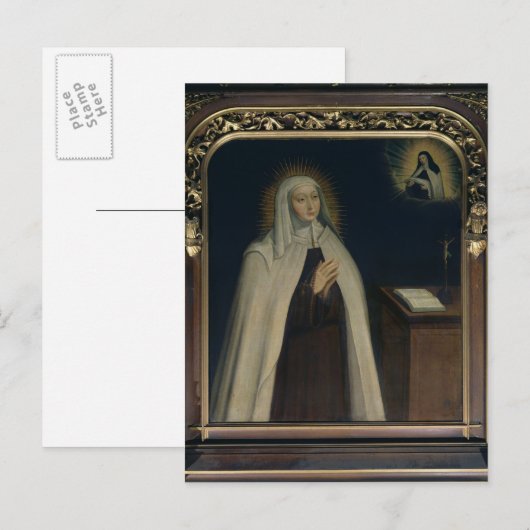Madame Acarie bekend als Marie de l'Incarnation Briefkaart (Voorkant / Achterkant)