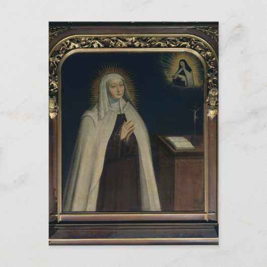 Madame Acarie bekend als Marie de l'Incarnation Briefkaart (Voorkant)