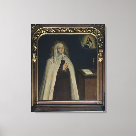 Madame Acarie bekend als Marie de l'Incarnation Canvas Afdruk (Voorkant)