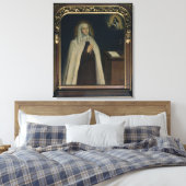 Madame Acarie bekend als Marie de l'Incarnation Canvas Afdruk (Insitu (Slaapkamer))