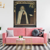 Madame Acarie bekend als Marie de l'Incarnation Canvas Afdruk (Insitu (Woonkamer))
