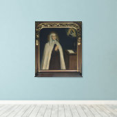 Madame Acarie bekend als Marie de l'Incarnation Canvas Afdruk (Insitu (Houten vloer))