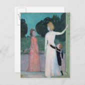 Madame Adrien Mithouard en haar zoon Briefkaart (Voorkant / Achterkant)