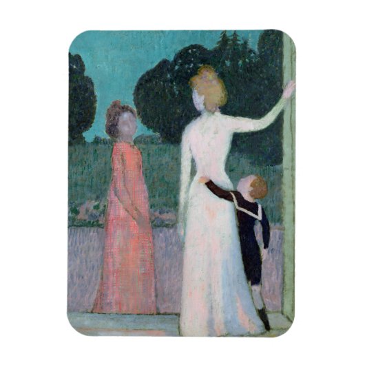 Madame Adrien Mithouard en haar zoon Magneet (Verticaal)