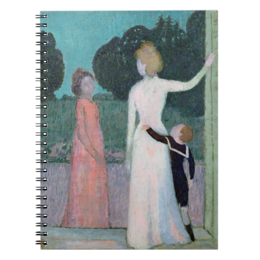 Madame Adrien Mithouard en haar zoon Notitieboek (Voorkant)