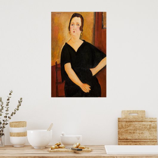 Madame Amédée - Amedeo Modigliani Fine Art Poster (Keuken)