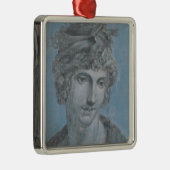Madame Aubry Olympia van Gouges, 1784 Metalen Ornament (Rechts)