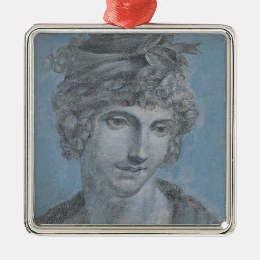 Madame Aubry Olympia van Gouges, 1784 Metalen Ornament (Voorkant)