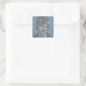 Madame Aubry Olympia van Gouges, 1784 Vierkante Sticker (Tas)