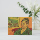 Madame Augustine Roulin door Vincent van Gogh Briefkaart (Staand voorkant)