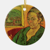 Madame Augustine Roulin door Vincent van Gogh Keramisch Ornament (Voorkant)