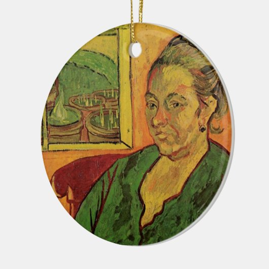 Madame Augustine Roulin door Vincent van Gogh Keramisch Ornament (Links)