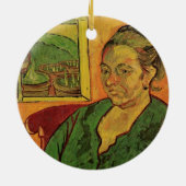 Madame Augustine Roulin door Vincent van Gogh Keramisch Ornament (Achterkant)