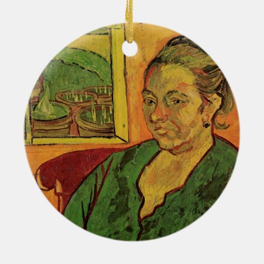 Madame Augustine Roulin door Vincent van Gogh Keramisch Ornament (Achterkant)