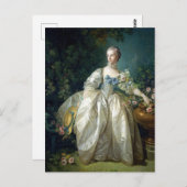 Madame Bergeret 1766 Boucher Briefkaart (Voorkant / Achterkant)