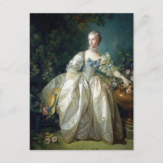 Madame Bergeret 1766 Boucher Briefkaart (Voorkant)