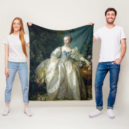 Madame Bergeret 1766 Boucher Fleece Deken