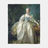 Madame Bergeret 1766 Boucher Fleece Deken (Voorkant)