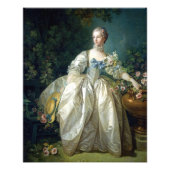 Madame Bergeret 1766 Boucher Foto Afdruk (Voorkant)