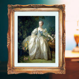 Madame Bergeret 1766 Boucher Foto Afdruk