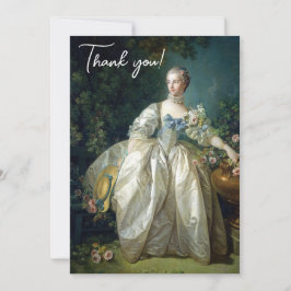 Madame Bergeret 1766 Boucher Gefeliciteerd Bedankkaart