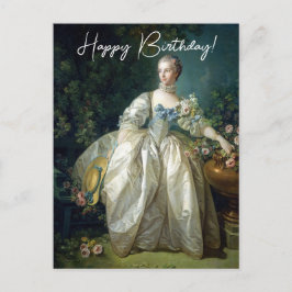 Madame Bergeret 1766 Boucher Gefeliciteerd Briefkaart