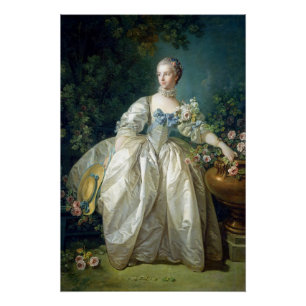 Madame Bergeret 1766 door Francois Boucher oliever Perfect Poster