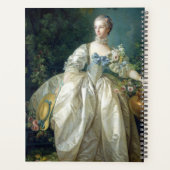 Madame Bergeret 1766 door Francois Boucher oliever Planner (Achterkant)