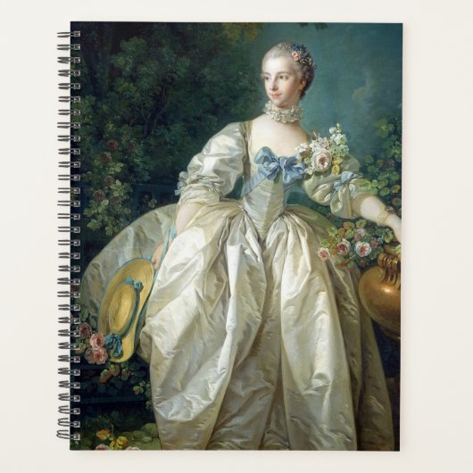 Madame Bergeret 1766 door Francois Boucher oliever Planner (Voorkant)