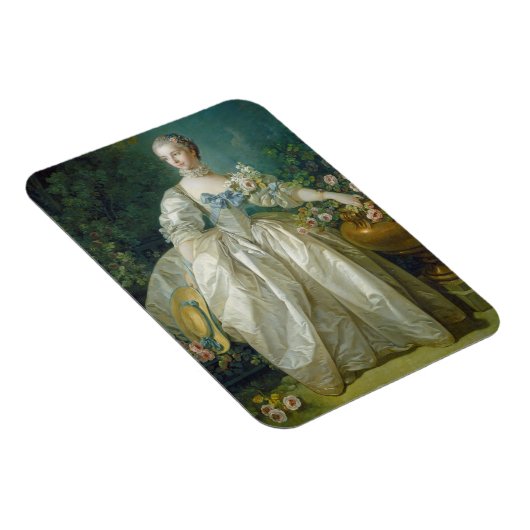 Madame Bergeret, c. 1766 (olie op canvas) Magneet (Rechterzijde)