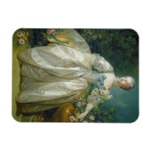 Madame Bergeret, c. 1766 (olie op canvas) Magneet (Horizontaal)