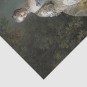Madame Bergeret door Francois Boucher Tissuepapier (Detail)