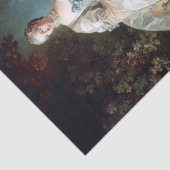 Madame Bergeret van Francois Boucher Tissuepapier (Detail)