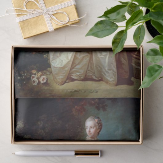 Madame Bergeret van Francois Boucher Tissuepapier (Geschenk)