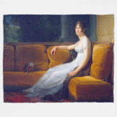 Madame Bonaparte (Josephine) Fleece Deken (Voorkant (Horizontaal))