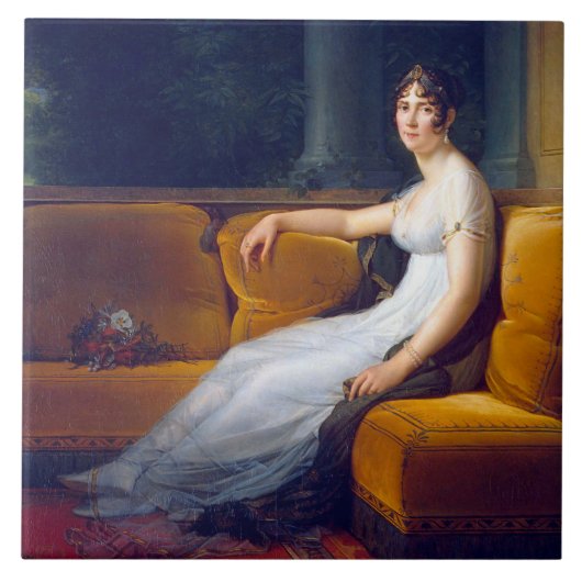 Madame Bonaparte (Josephine) Tegeltje (Voorkant)