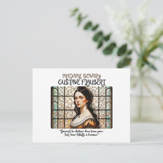 'Madame Bovary', by Gustave Flaubert Briefkaart (Staand voorkant)