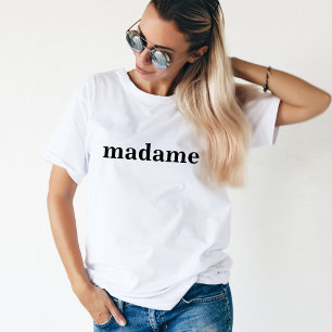 Madame bruid bruiloft t-shirt