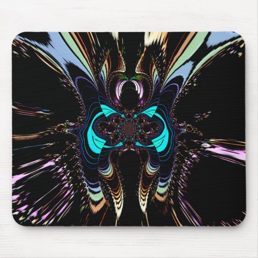 "MADAME BUTTERFLY" Art Print Mousepad Muismat (Voorkant)