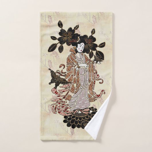 Madame Butterfly Bad Handdoek (Handdoek)