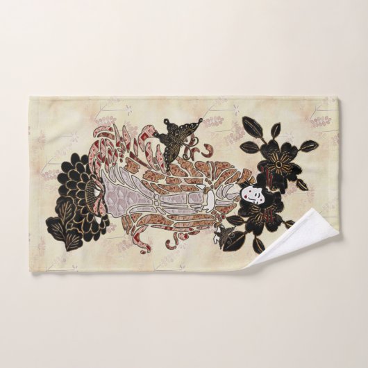 Madame Butterfly Bad Handdoek (Handdoek)