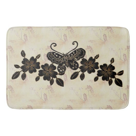 Madame Butterfly Badmat (Voorkant)