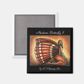 Madame Butterfly I Magneet (Voorkant / Achterkant)