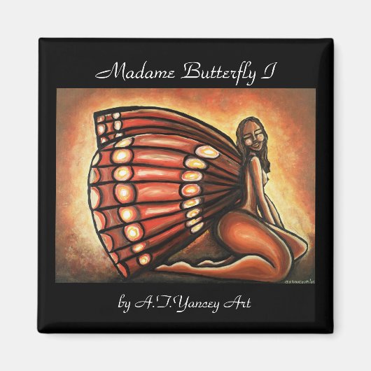 Madame Butterfly I Magneet (Voorkant)