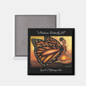 Madame Butterfly II Magneet (Voorkant / Achterkant)