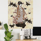 Madame Butterfly Poster (Thuiskantoor)