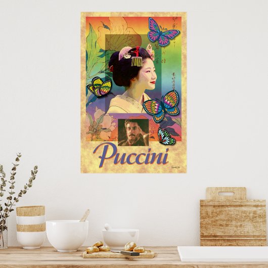 Madame Butterfly Poster (Keuken)
